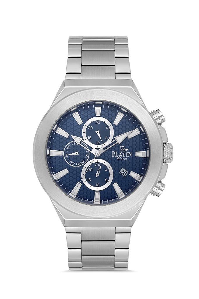 PLATİN PİERRE ERKEK KOL SAATİ