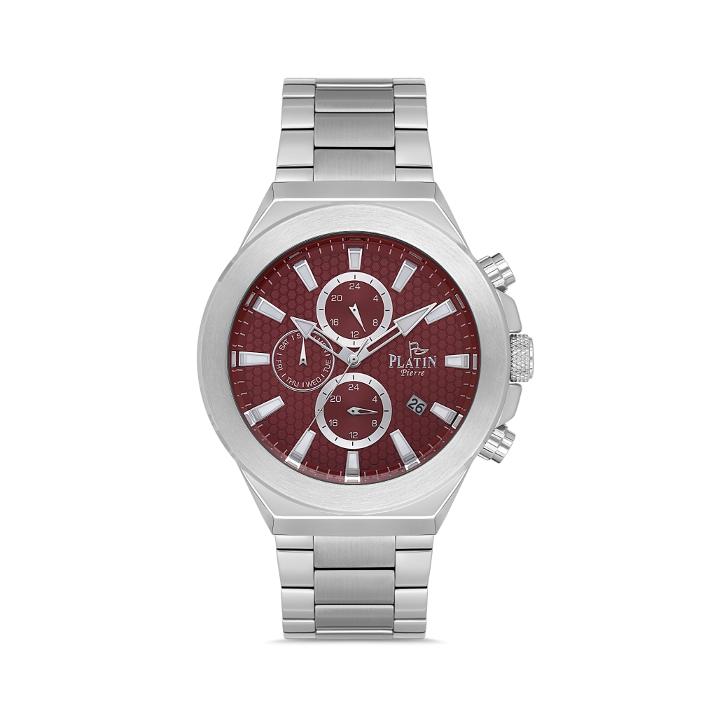 PLATİN PİERRE ERKEK KOL SAATİ