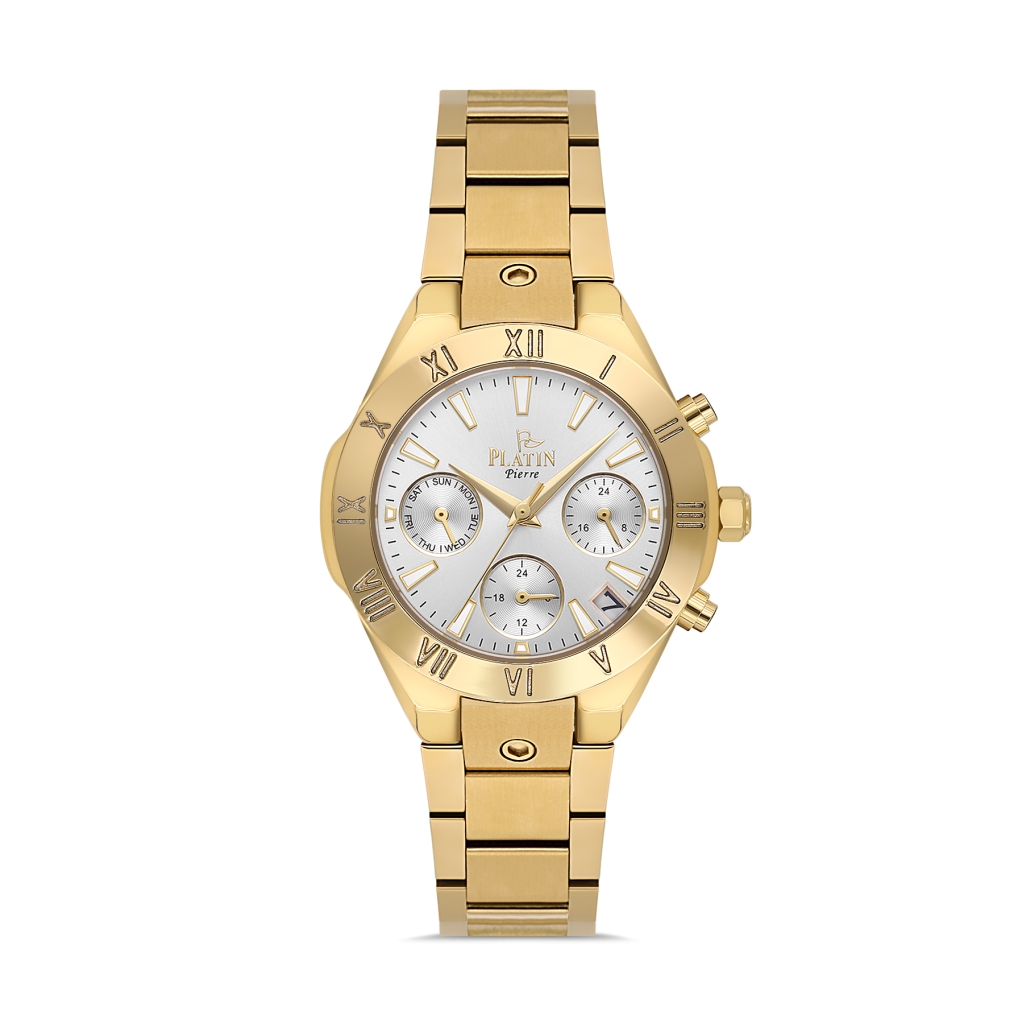 PLATİN PİERRE KADIN KOL SAATİ