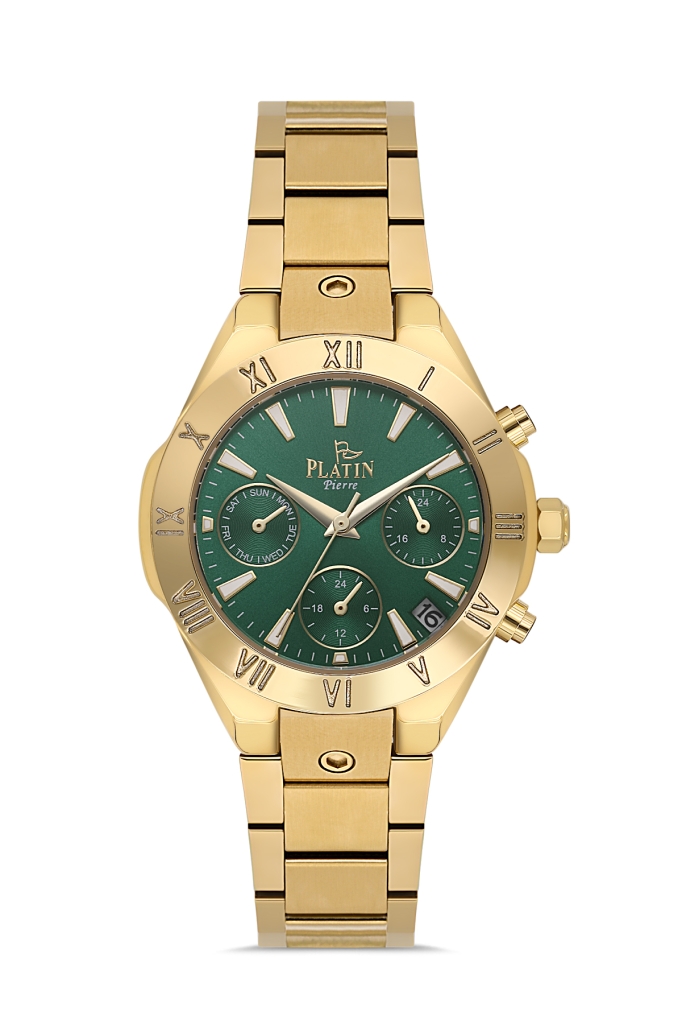 PLATİN PİERRE KADIN KOL SAATİ