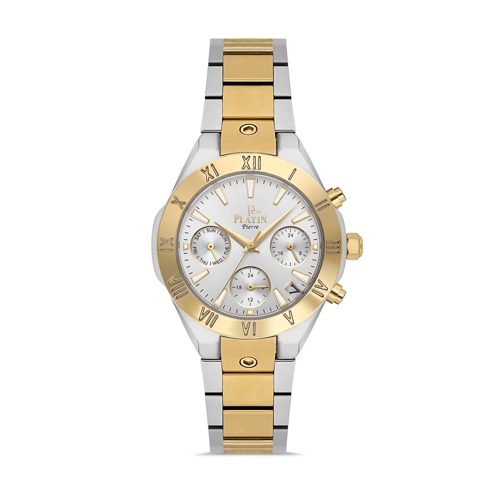 PLATİN PİERRE KADIN KOL SAATİ