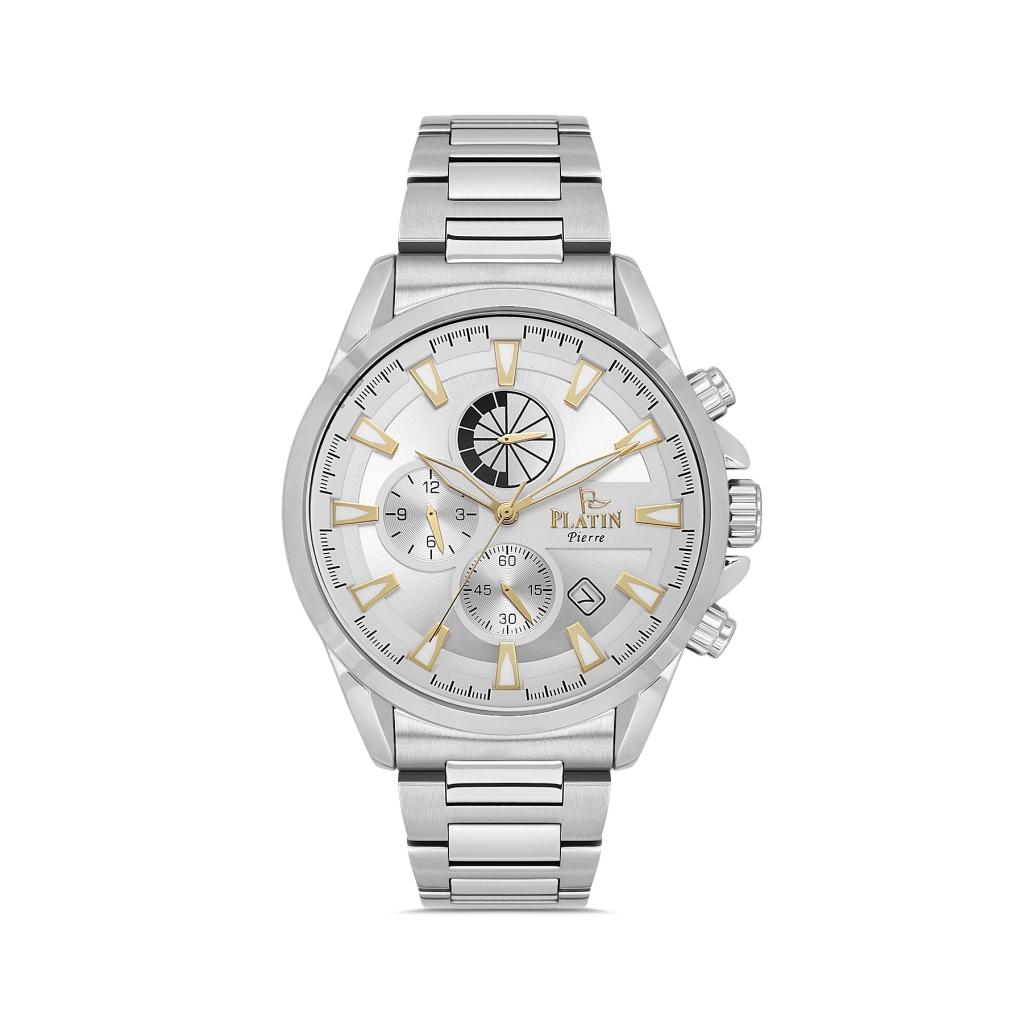 PLATİN PİERRE ERKEK KOL SAATİ