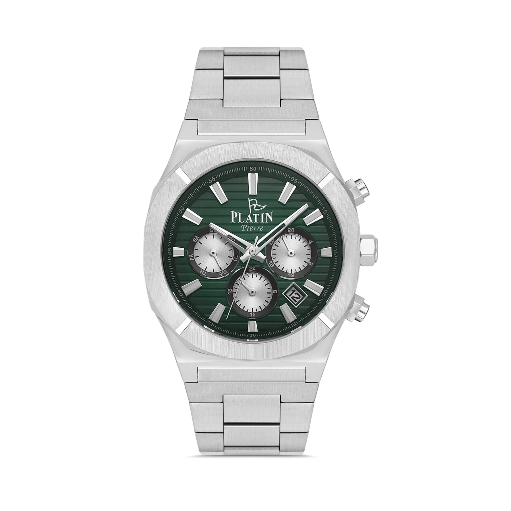 PLATİN PİERRE ERKEK KOL SAATİ
