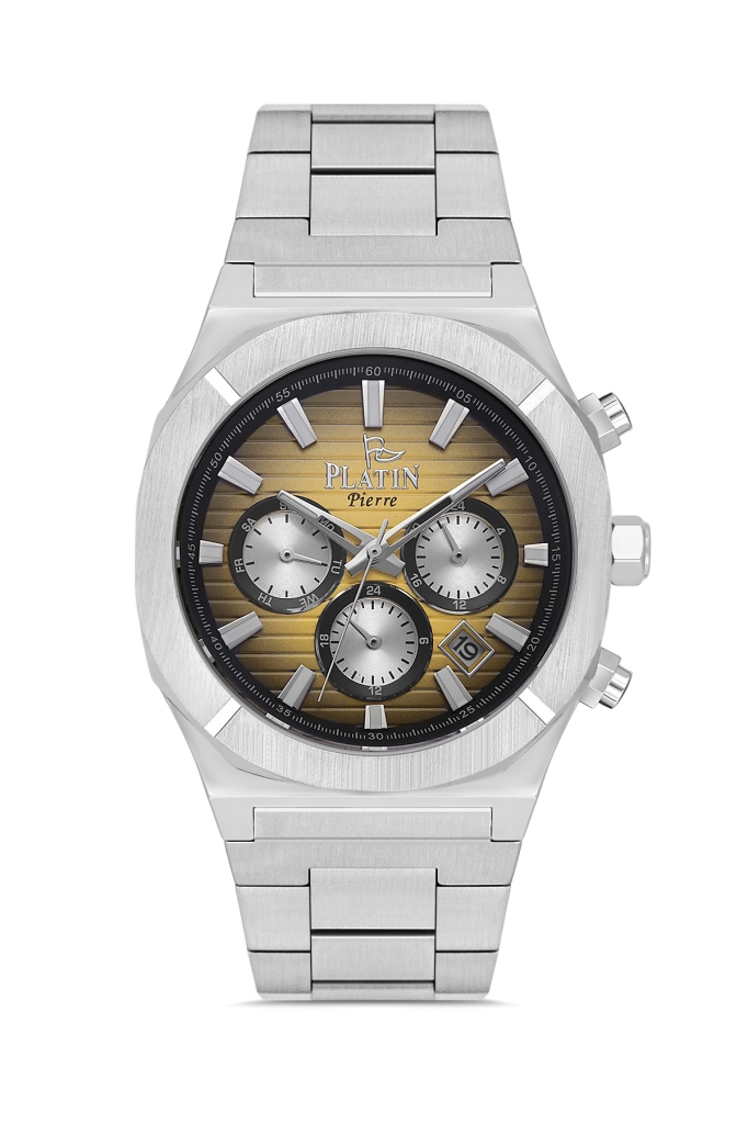 PLATİN PİERRE ERKEK KOL SAATİ