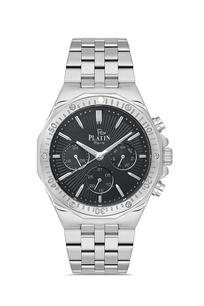 PLATİN PİERRE ERKEK KOL SAATİ