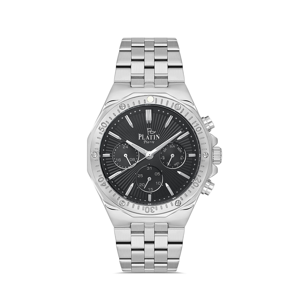 PLATİN PİERRE ERKEK KOL SAATİ