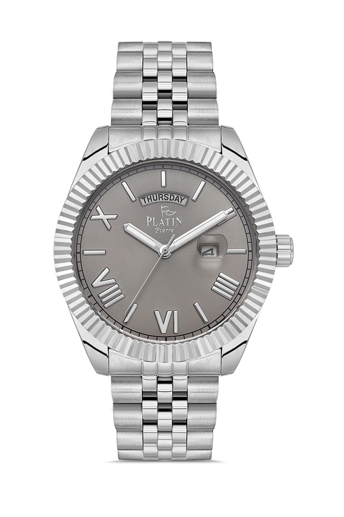 PLATİN PİERRE ERKEK KOL SAATİ