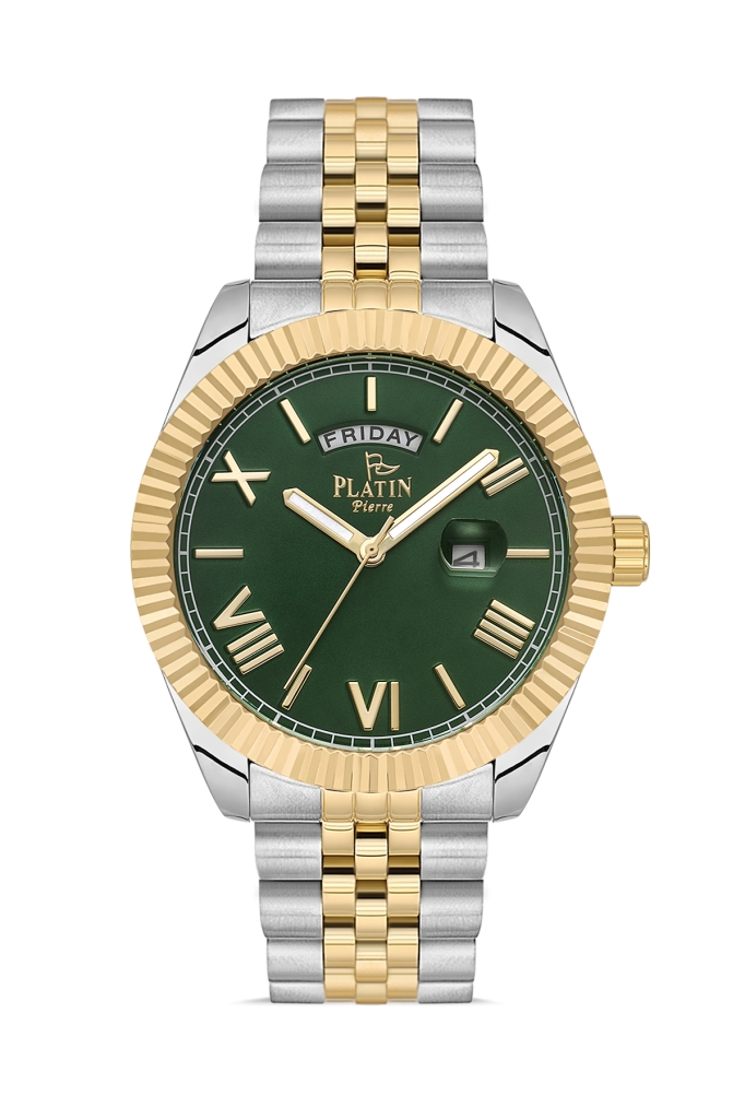 PLATİN PİERRE ERKEK KOL SAATİ