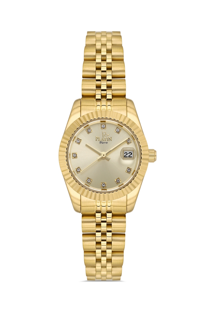 PLATİN PİERRE KADIN KOL SAATİ