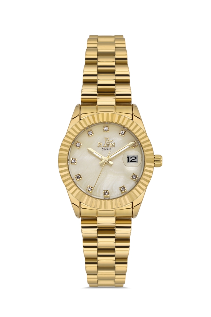 PLATİN PİERRE KADIN KOL SAATİ
