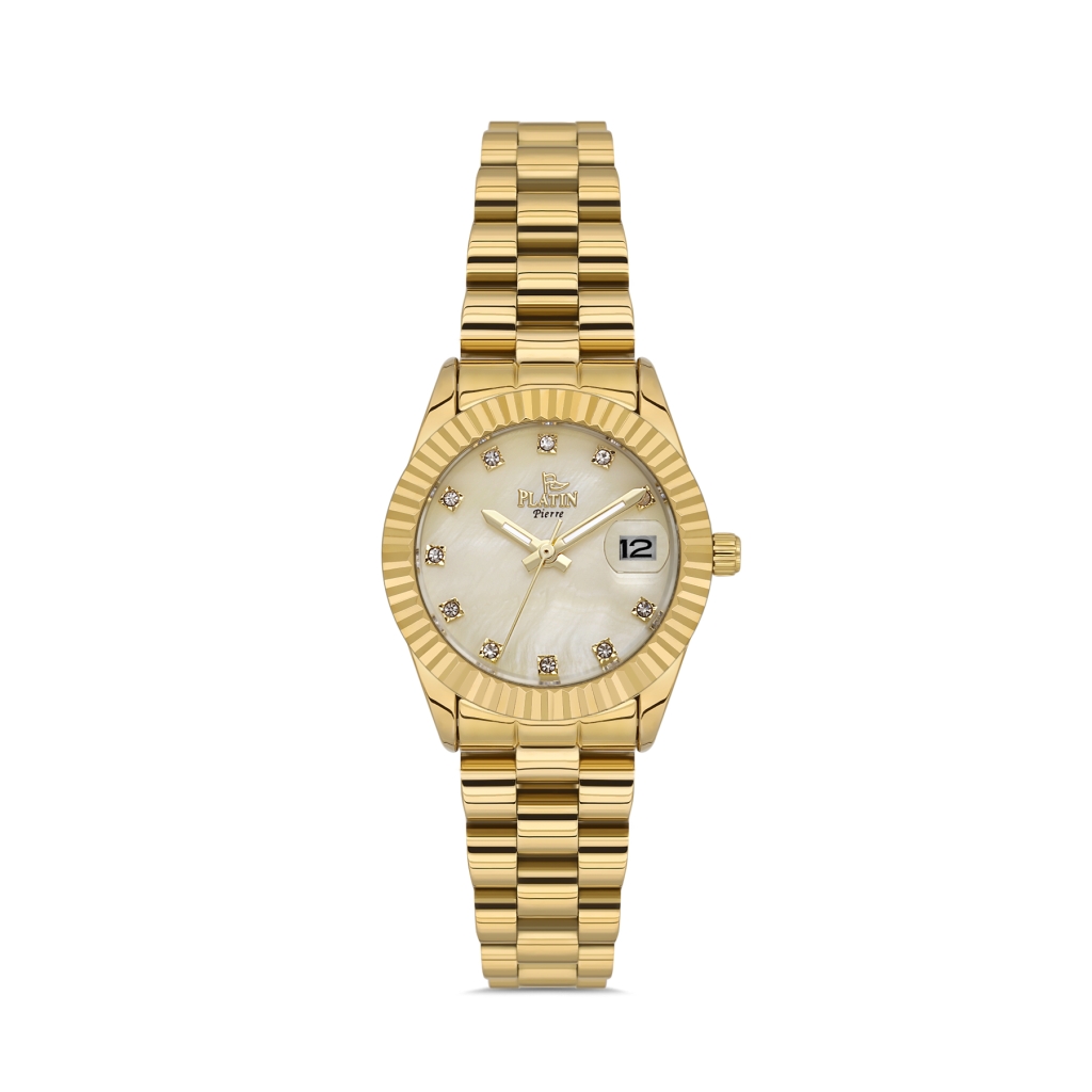 PLATİN PİERRE KADIN KOL SAATİ