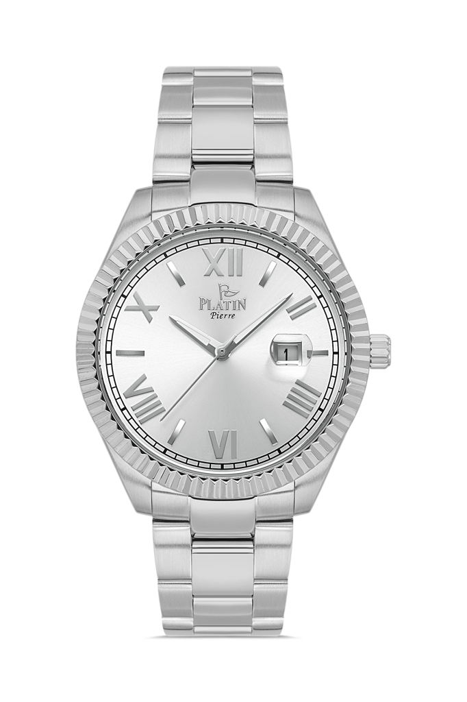 PLATİN PİERRE ERKEK KOL SAATİ