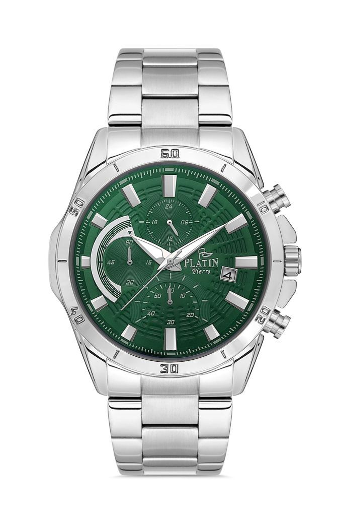 PLATİN PİERRE ERKEK KOL SAATİ