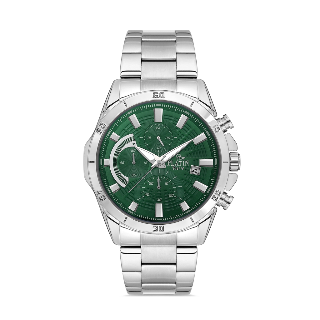 PLATİN PİERRE ERKEK KOL SAATİ