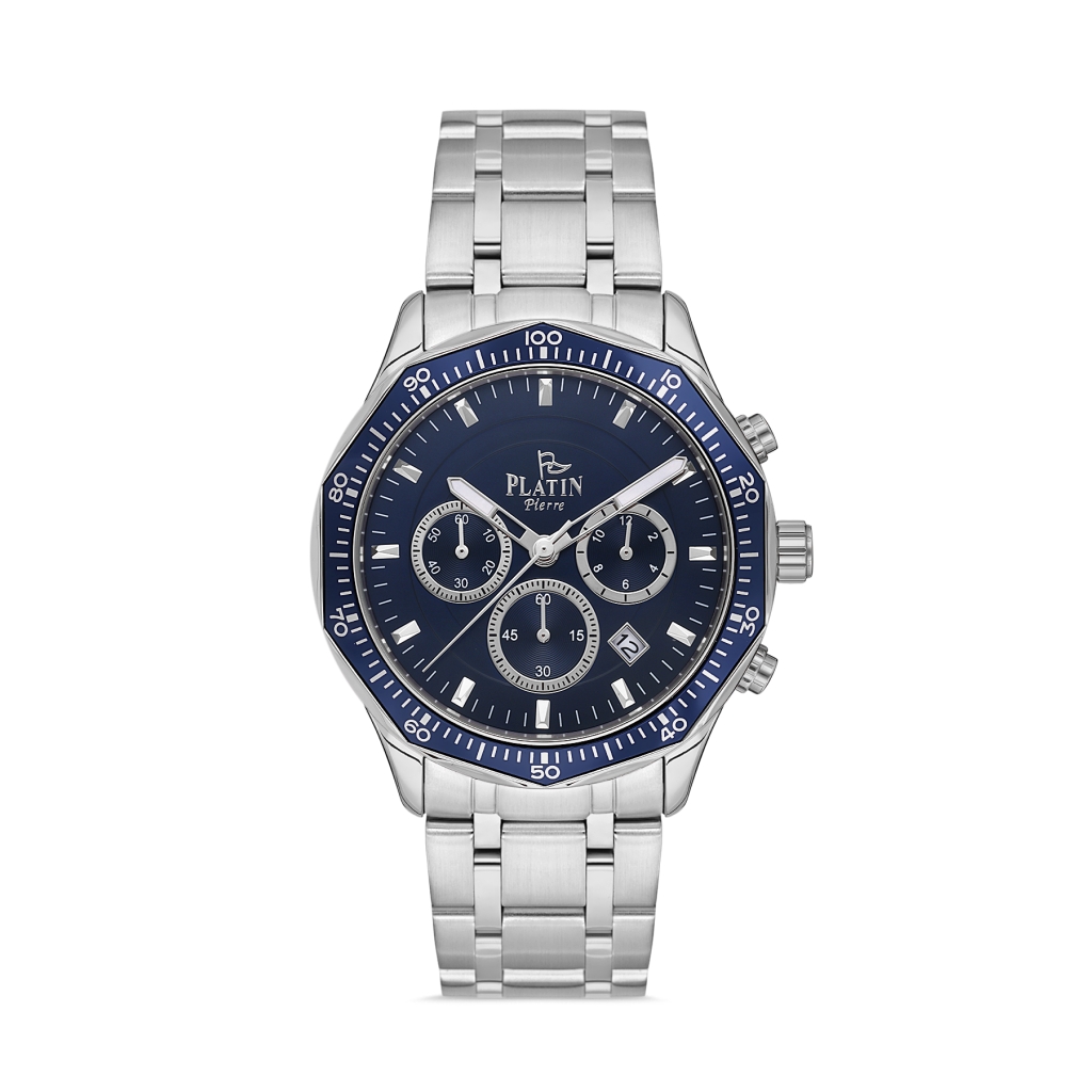 PLATİN PİERRE ERKEK KOL SAATİ