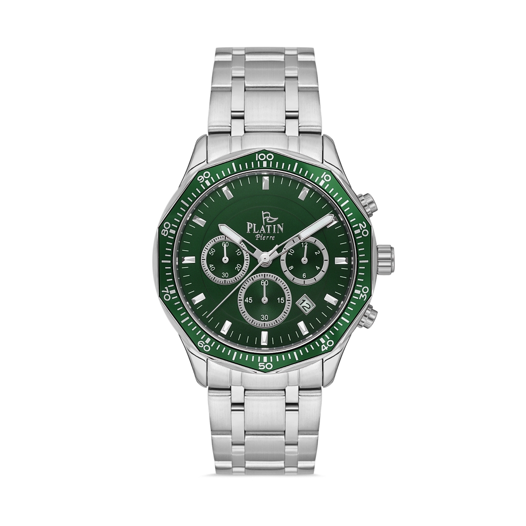 PLATİN PİERRE ERKEK KOL SAATİ