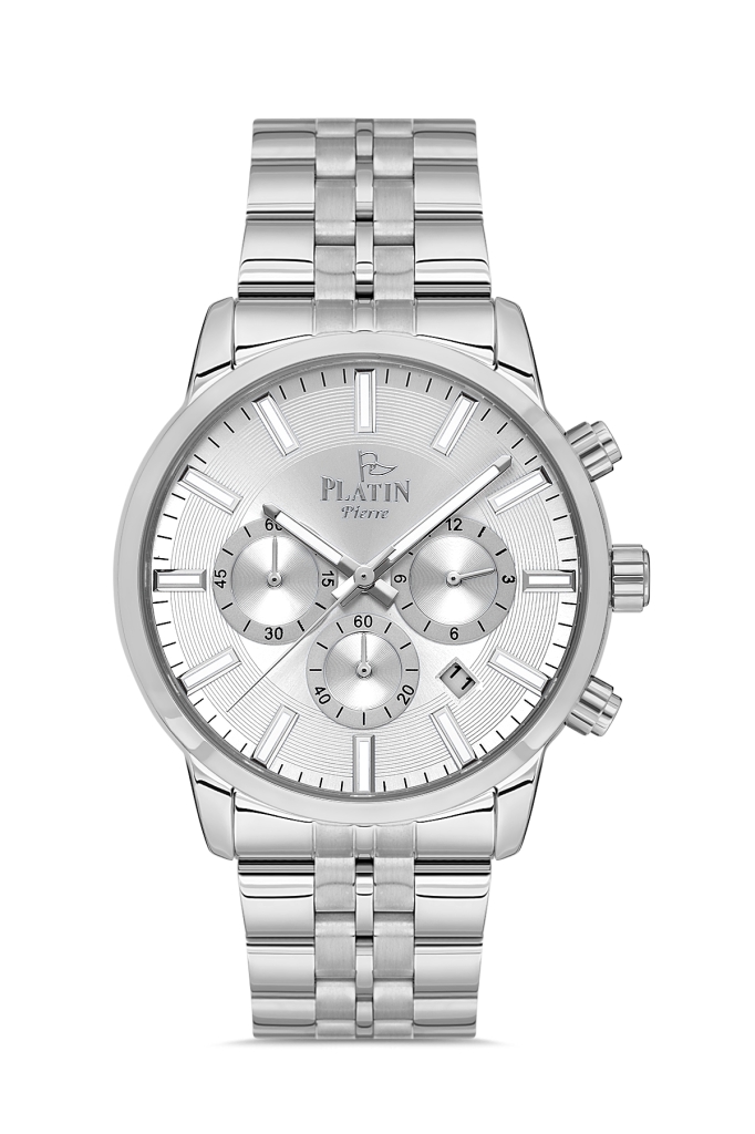 PLATİN PİERRE ERKEK KOL SAATİ