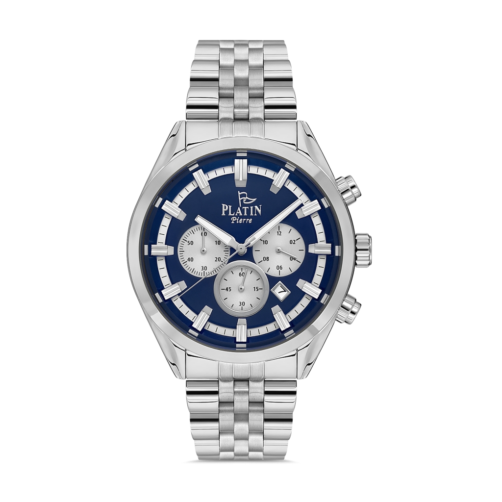 PLATİN PİERRE ERKEK KOL SAATİ