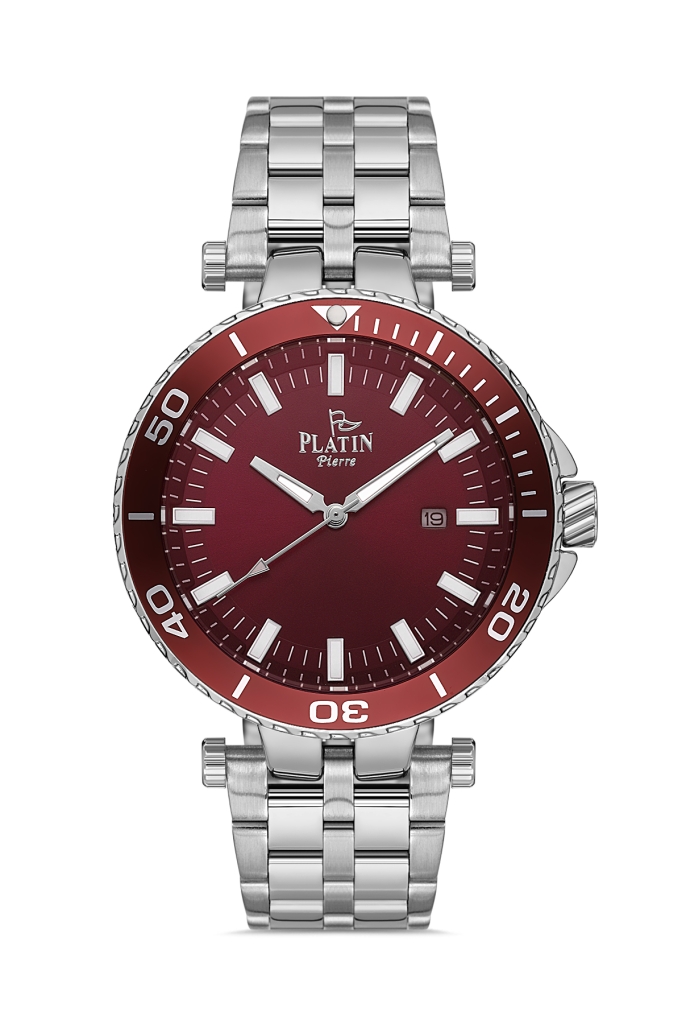 PLATİN PİERRE ERKEK KOL SAATİ