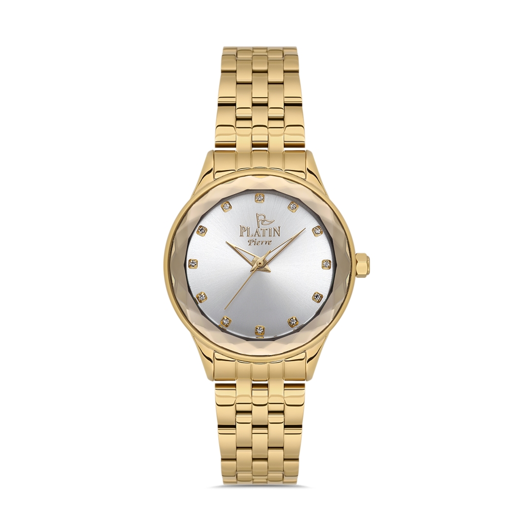 PLATİN PİERRE KADIN KOL SAATİ