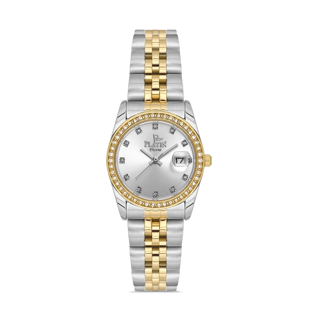 PLATİN PİERRE KADIN KOL SAATİ