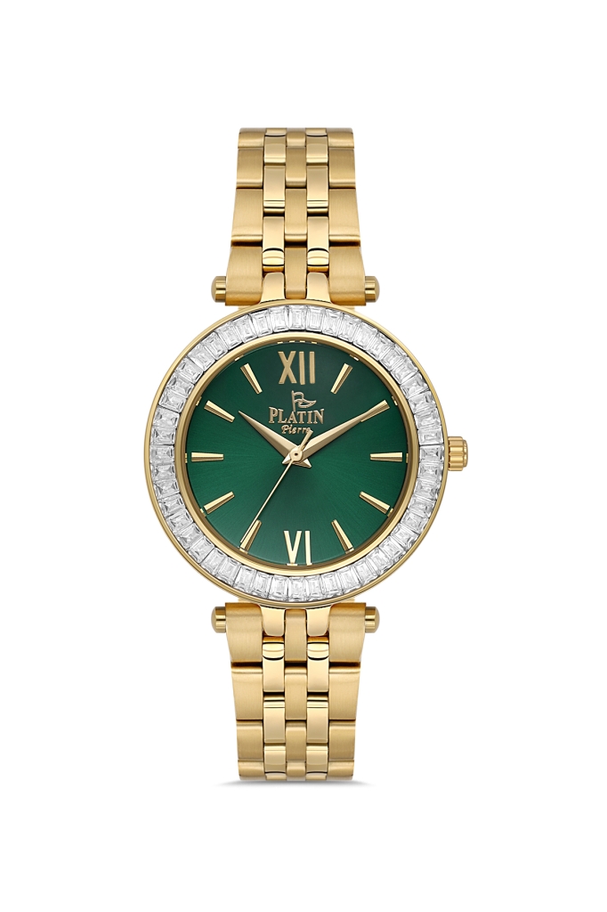 PLATİN PİERRE KADIN KOL SAATİ
