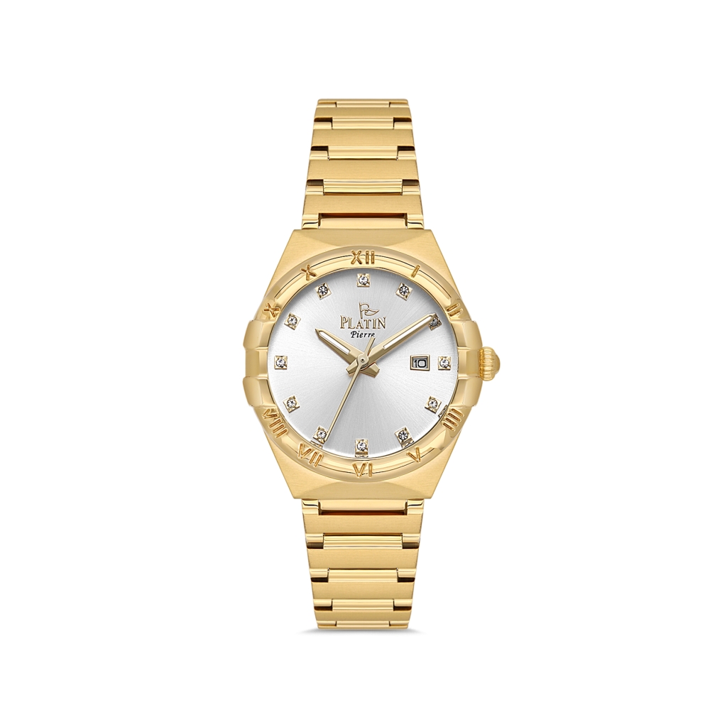 PLATİN PİERRE KADIN KOL SAATİ
