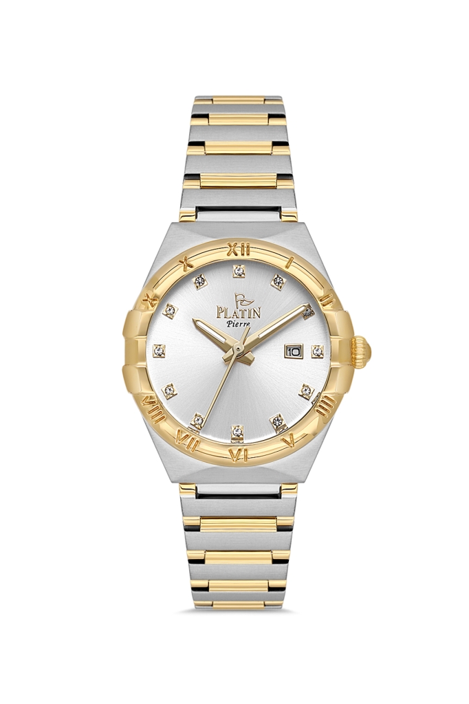 PLATİN PİERRE KADIN KOL SAATİ
