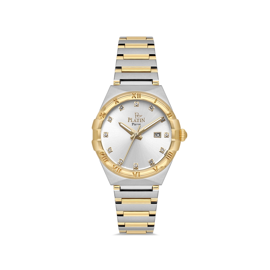 PLATİN PİERRE KADIN KOL SAATİ