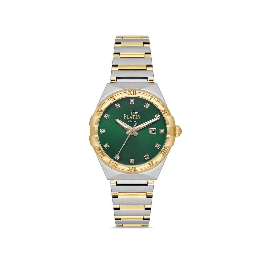 PLATİN PİERRE KADIN KOL SAATİ