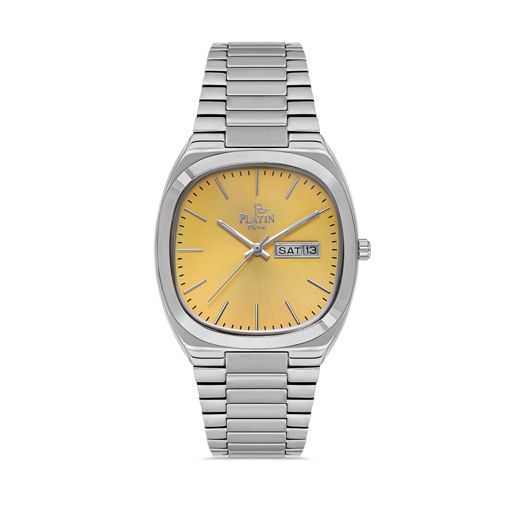 PLATİN PİERRE ERKEK KOL SAATİ