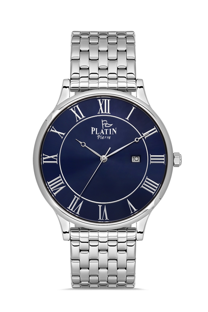 PLATİN PİERRE ERKEK KOL SAATİ