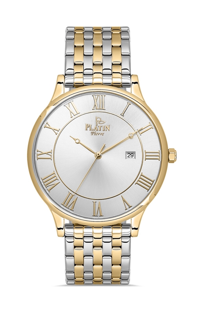 PLATİN PİERRE ERKEK KOL SAATİ
