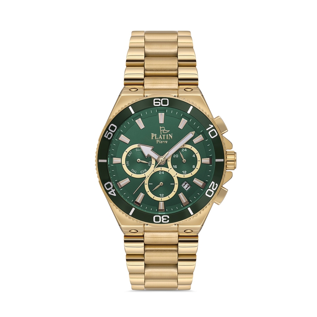 PLATİN PİERRE ERKEK KOL SAATİ