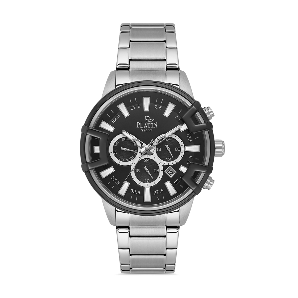 PLATİN PİERRE ERKEK KOL SAATİ