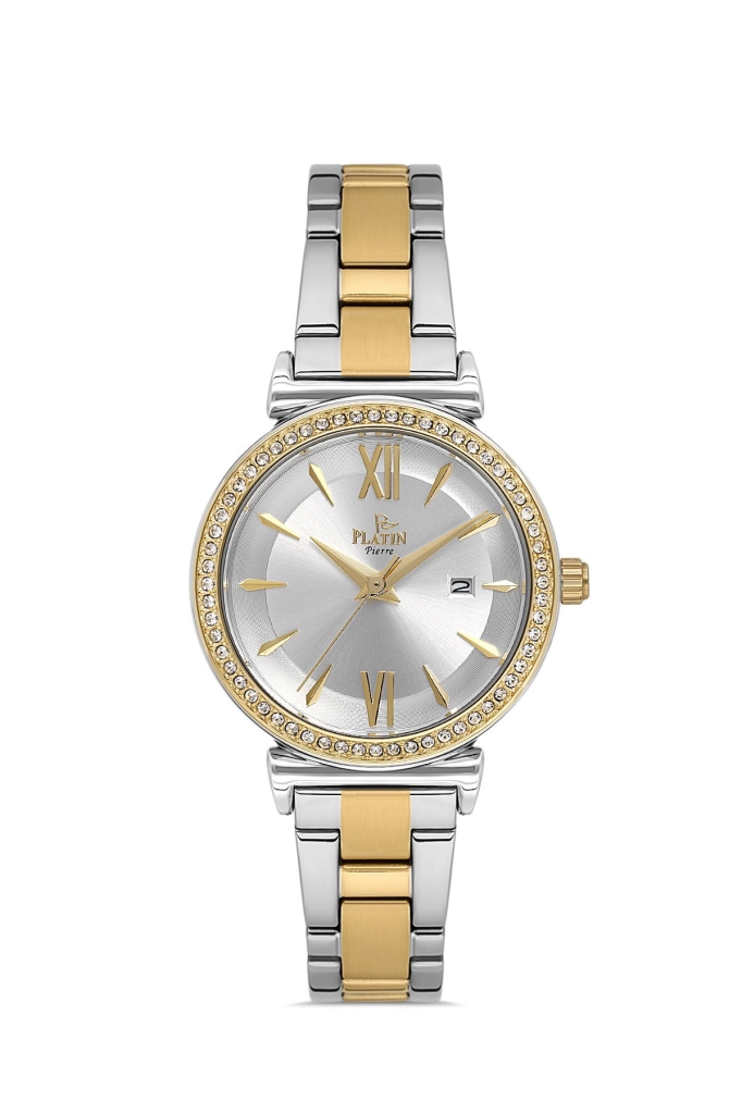PLATİN PİERRE KADIN KOL SAATİ