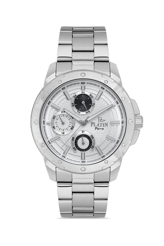PLATİN PİERRE ERKEK KOL SAATİ