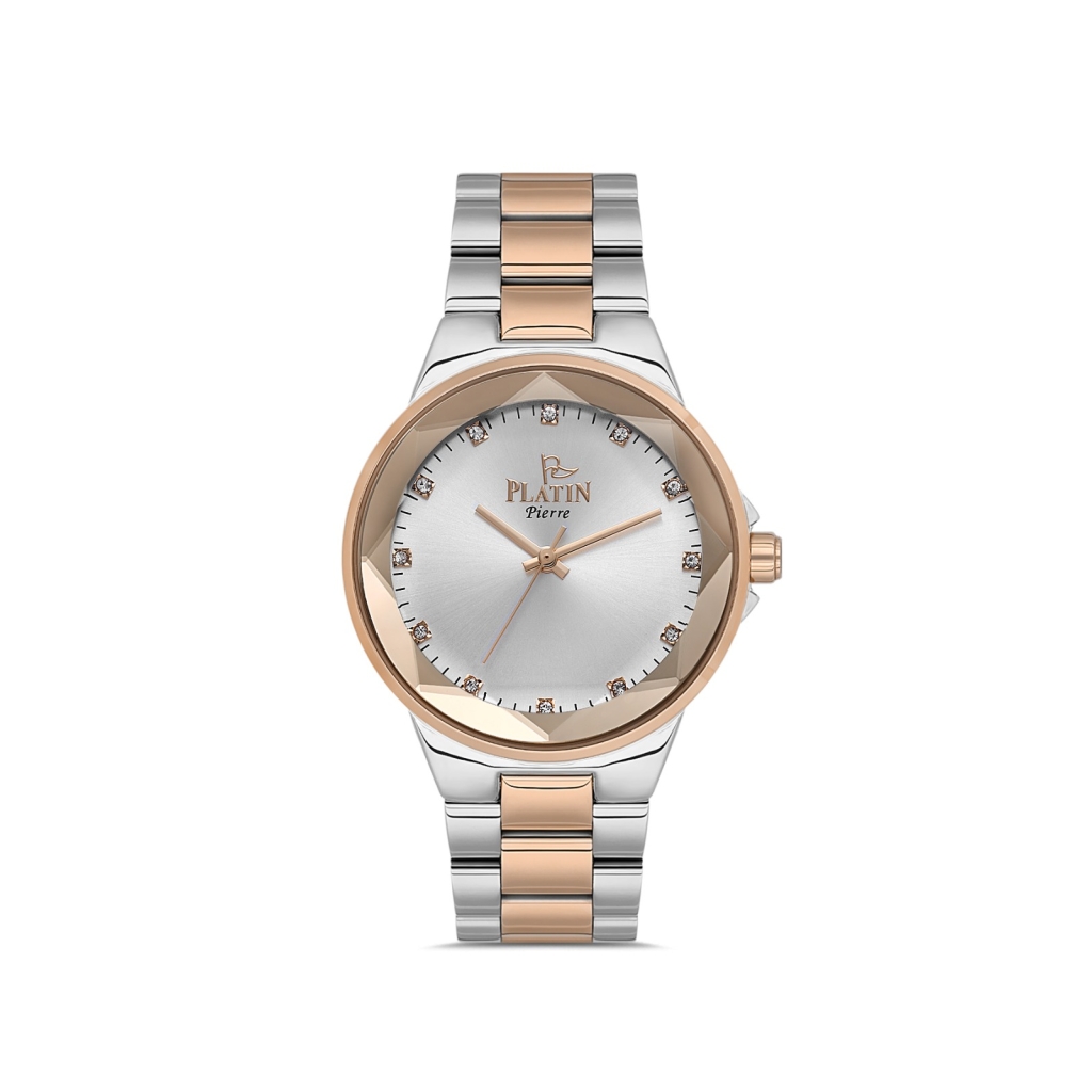 PLATİN PİERRE KADIN KOL SAATİ