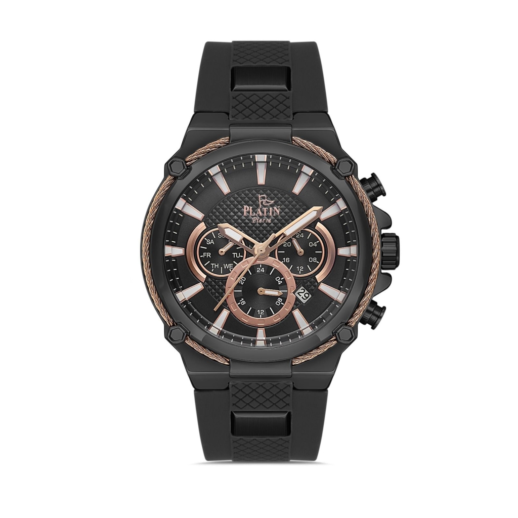 PLATİN PİERRE ERKEK KOL SAATİ