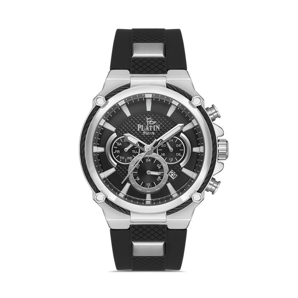 PLATİN PİERRE ERKEK KOL SAATİ