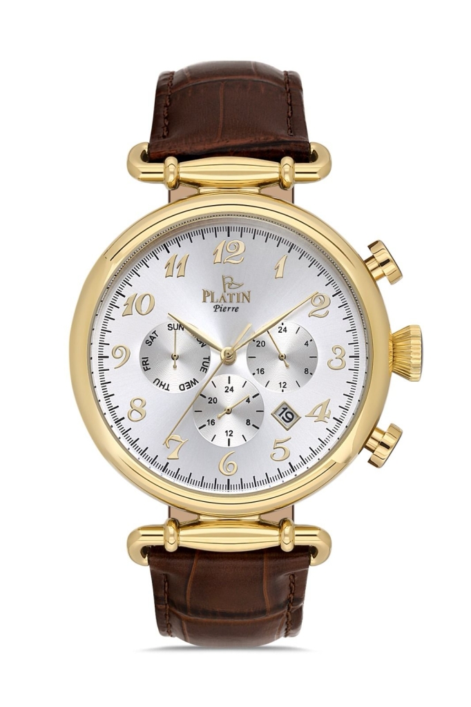 PLATİN PİERRE ERKEK KOL SAATİ