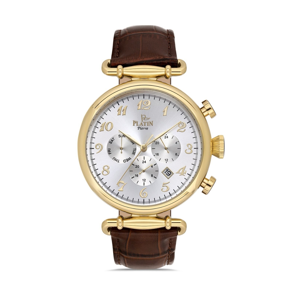 PLATİN PİERRE ERKEK KOL SAATİ