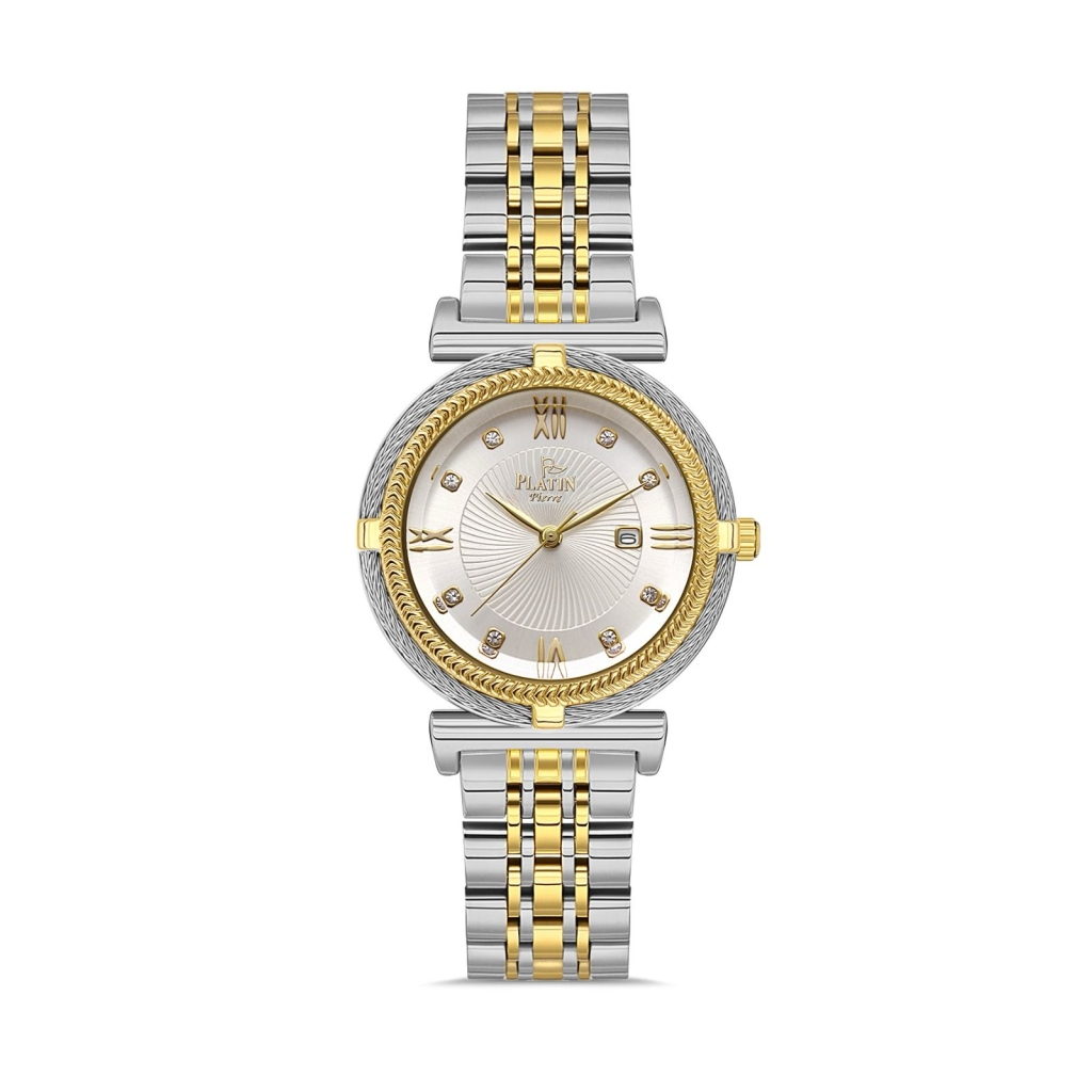 PLATİN PİERRE KADIN KOL SAATİ