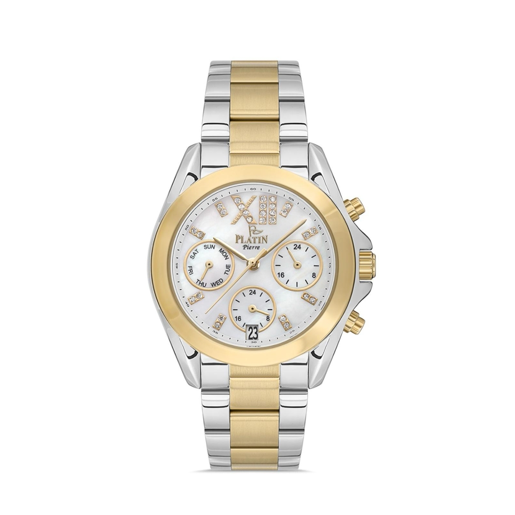 PLATİN PİERRE KADIN KOL SAATİ