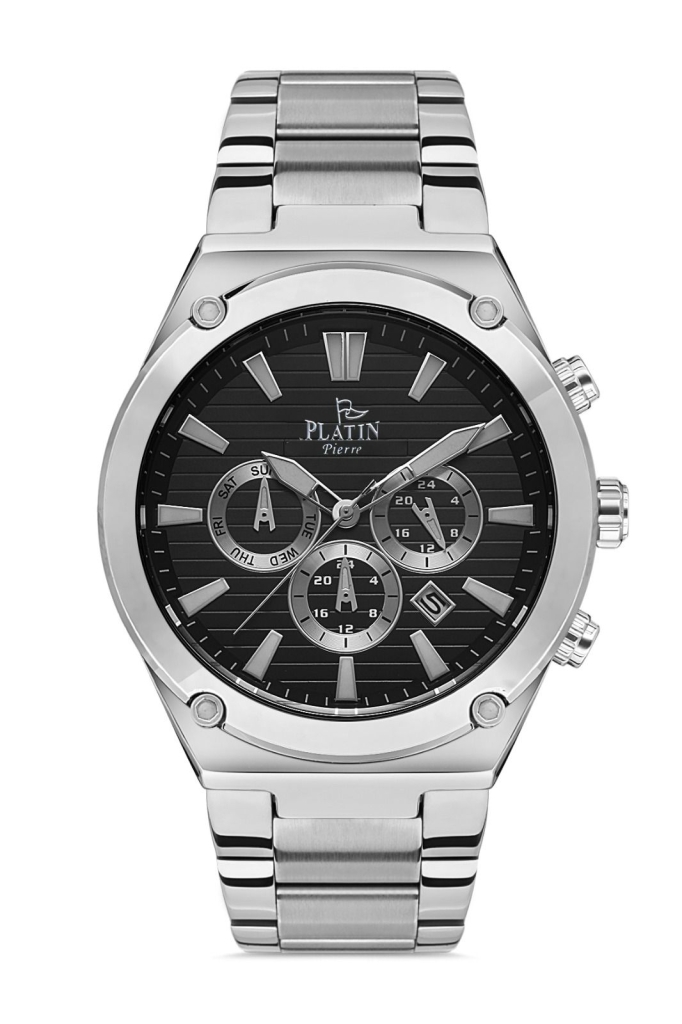 PLATİN PİERRE ERKEK KOL SAATİ