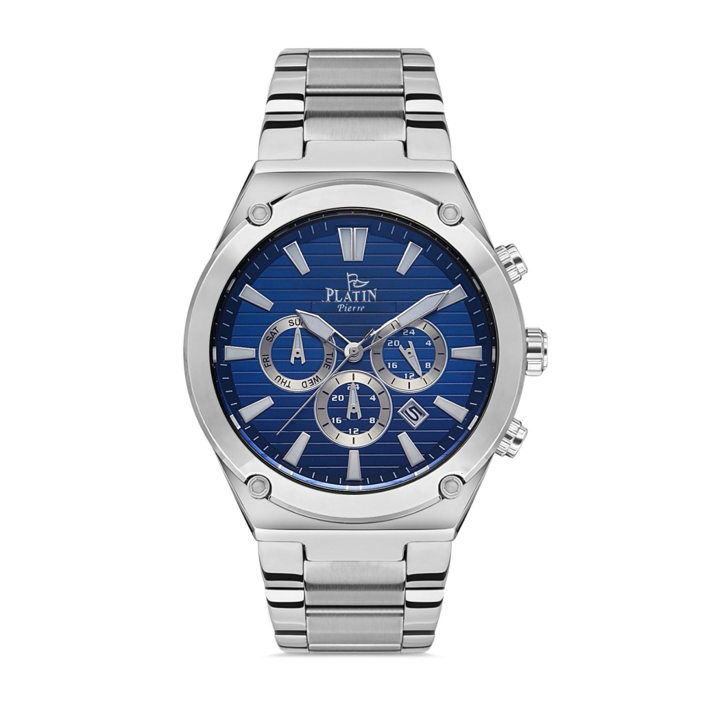 PLATİN PİERRE ERKEK KOL SAATİ