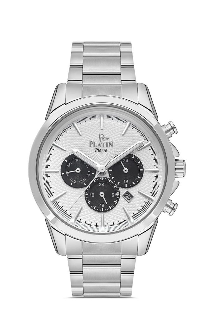 PLATİN PİERRE ERKEK KOL SAATİ