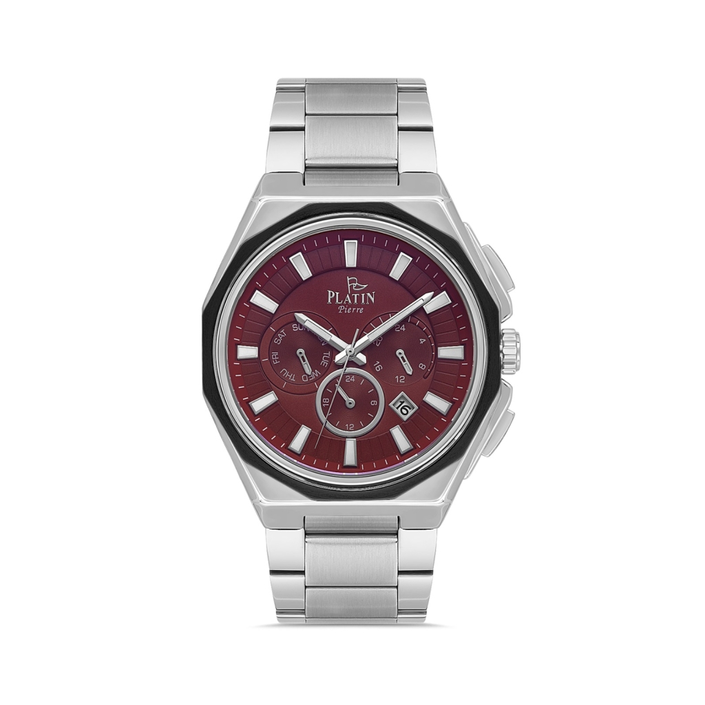 PLATİN PİERRE ERKEK KOL SAATİ