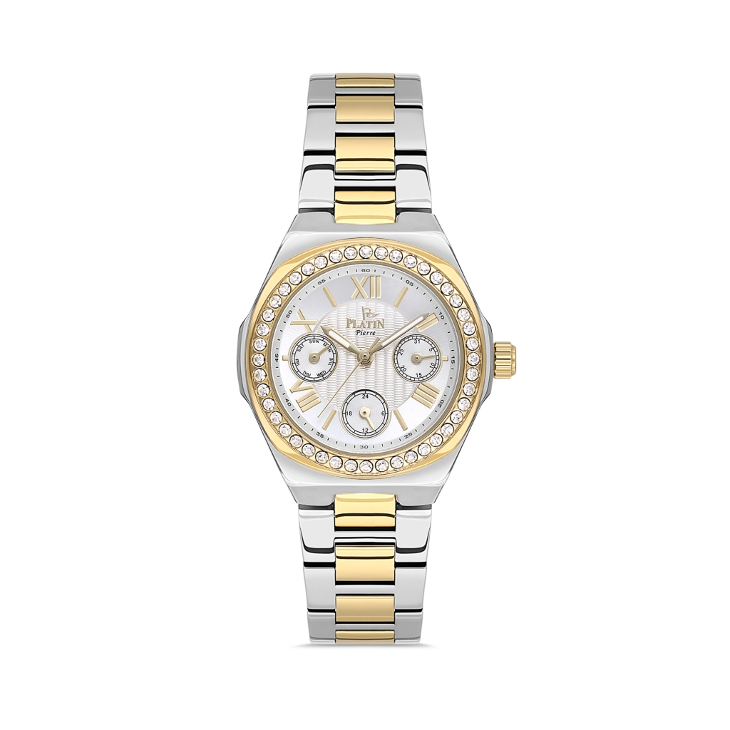 PLATİN PİERRE KADIN KOL SAATİ