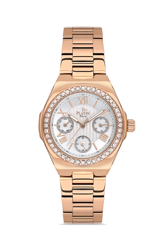 PLATİN PİERRE KADIN KOL SAATİ